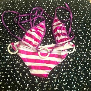 Pink/white Candy look 2 piece